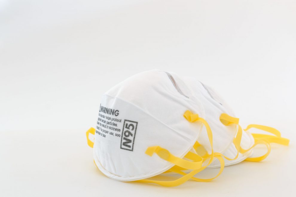 Protection respirator  for N95 Filter face mask,safeguard on whi