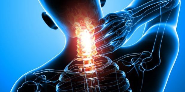 13757762 – spine pain in blue