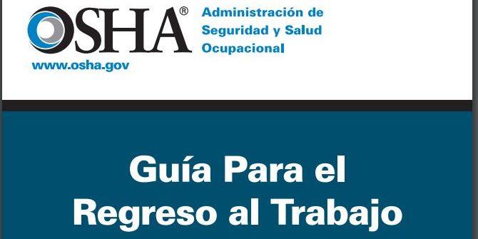 Guía para el regreso al trabajo