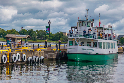 Kingston,,Ontario,,Canada,,August,2014,-,Cruise,Boat,Docked,At